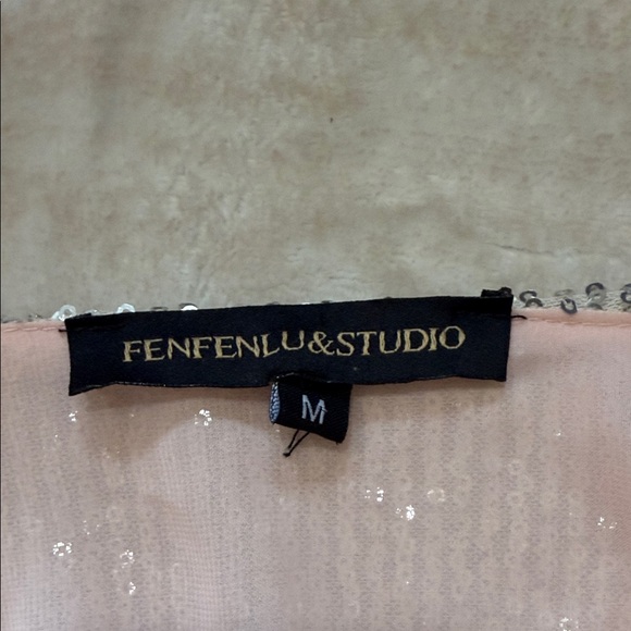 Sequin Silver Women's Dress - Picture 2 of 2